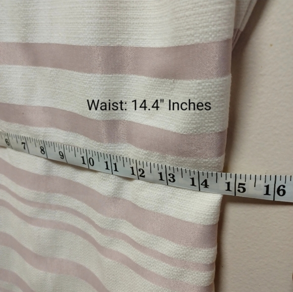 NWT J.crew Striped Sheath short sleeve work Dress Pink and Off White womans sz 4 - Picture 11 of 14